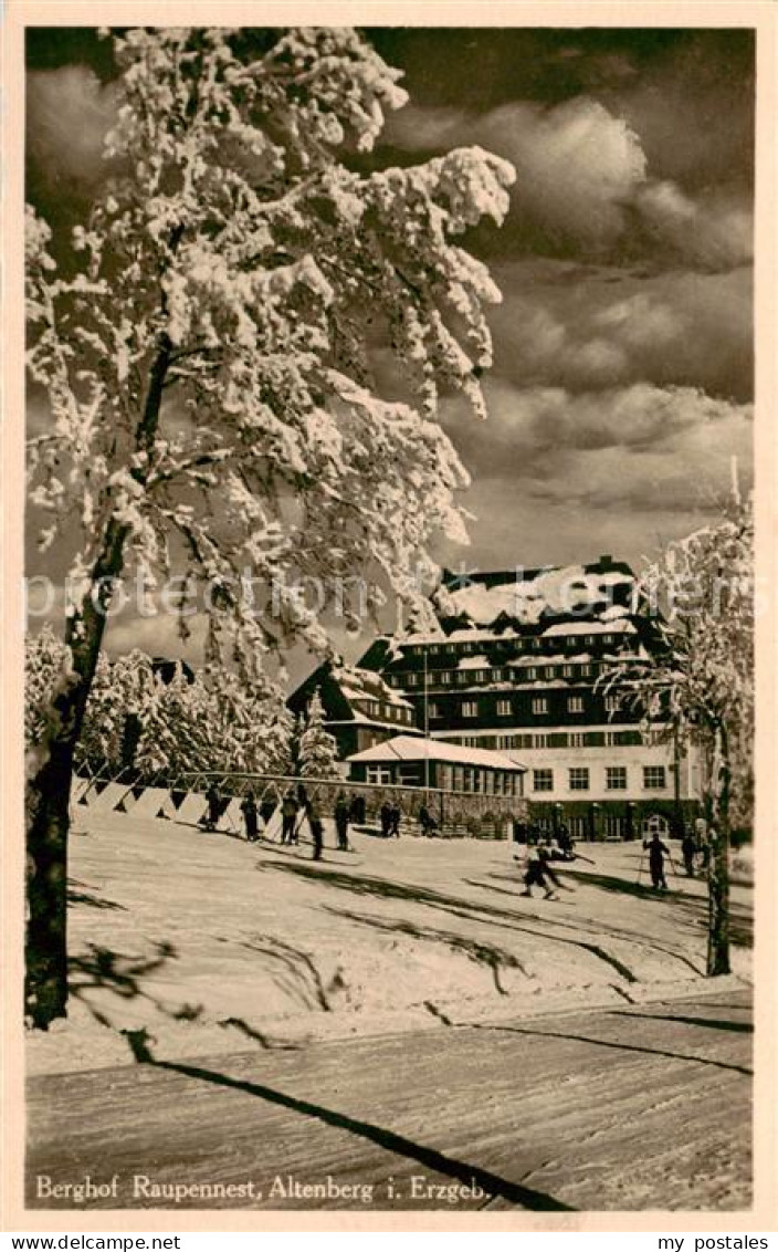 73817240 Altenberg  Osterzgebirge Berghof Raupennest Winterlandschaft  - Geising