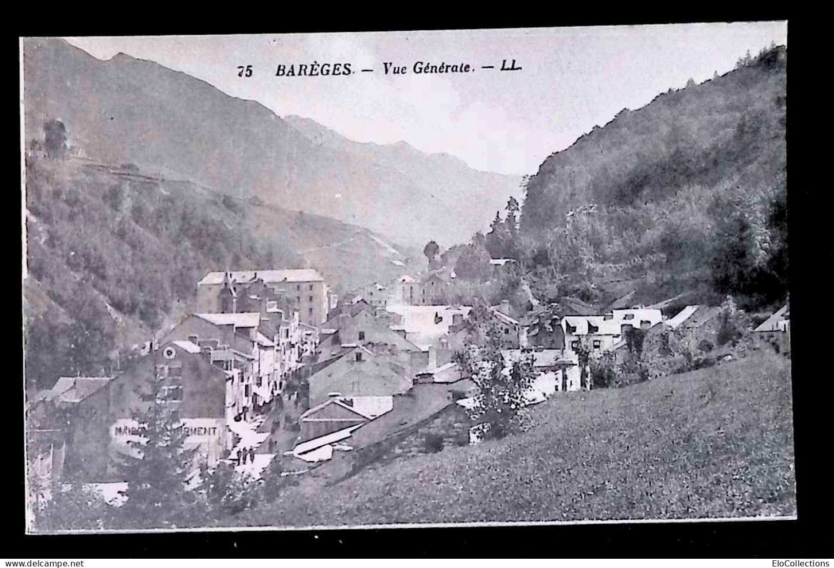 Cp, 65, Baréges, Vue Générale, Vierge, Ed. LL, N° 75 - Autres & Non Classés