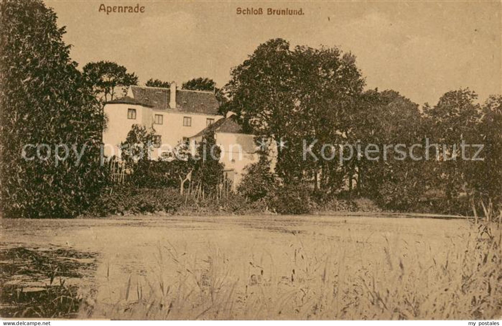 73817167 Apenrade Aabenraa DK Schloss Brunlund  - Denmark