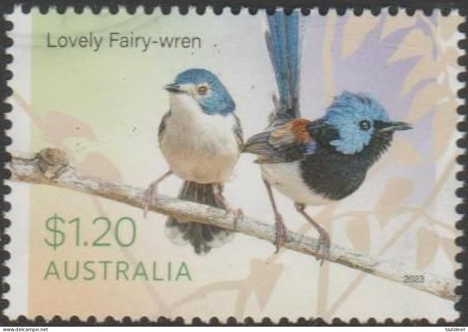 AUSTRALIA - USED 2023 $1.20 Fairy-Wrens - Lovely Fairy-Wren - Usati