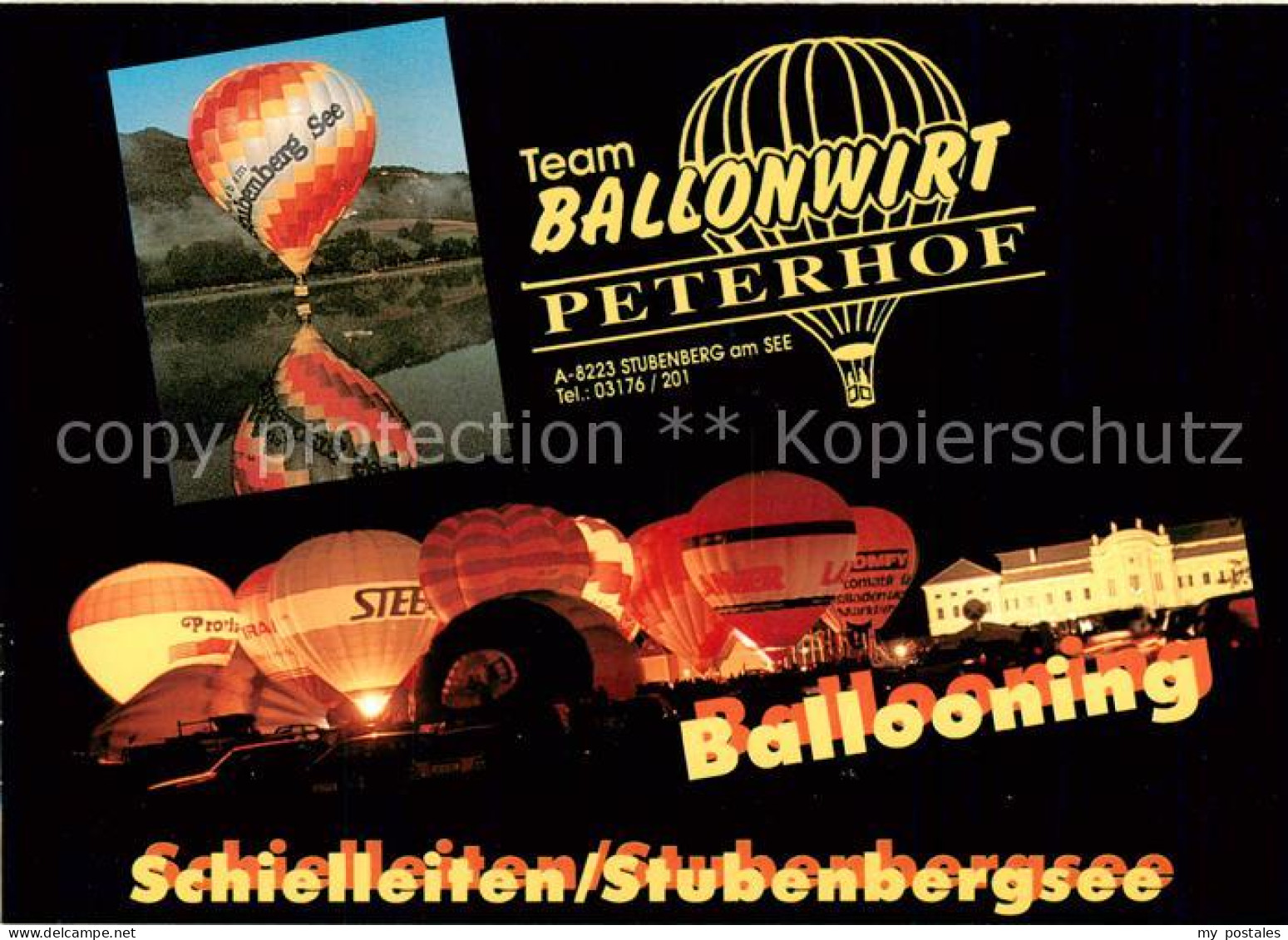 73817065 Stubenberg Steiermark Bundessportschule Schielleiten Ballooning Ballonf - Sonstige & Ohne Zuordnung