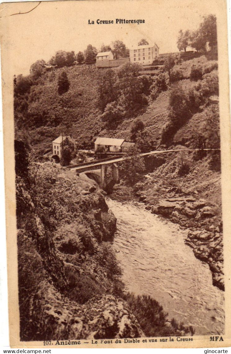 Anzeme Le Pont Du Diable Et Le Moulin - Altri & Non Classificati