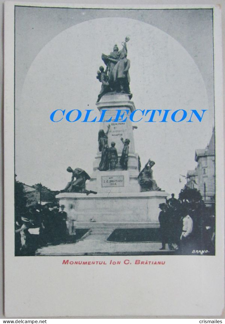 BUCURESTI 1903, Monumentul Statuia Ion C. BRATIANU, Raritate Clasica Necirculata - Roemenië