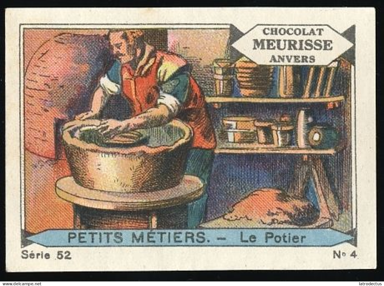 Meurisse - Ca 1930 - 52 - Les Petits Métiers, Small Crafts - 4 - Le Potier, The Potter - Altri & Non Classificati