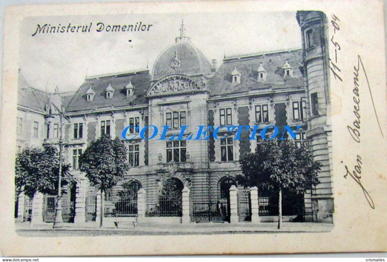 BUCURESTI 1904, Bulevardul CAROL, Ministerul DOMENIILOR, Clasica Cu Timbru - Roemenië