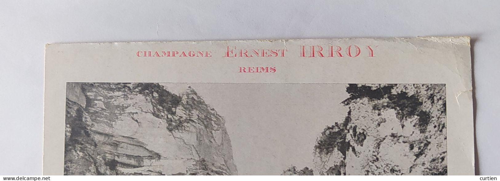 Champagne Ernest IRROY A Reims . Carte De Messageries Maritimes . - Sonstige & Ohne Zuordnung
