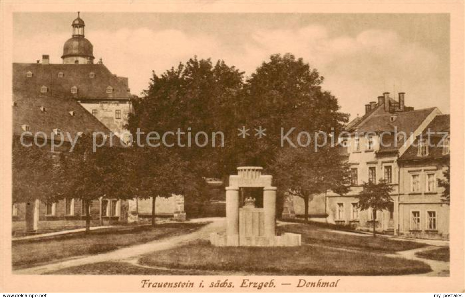 73816999 Frauenstein Sachsen Denkmal Frauenstein Sachsen - Sonstige & Ohne Zuordnung