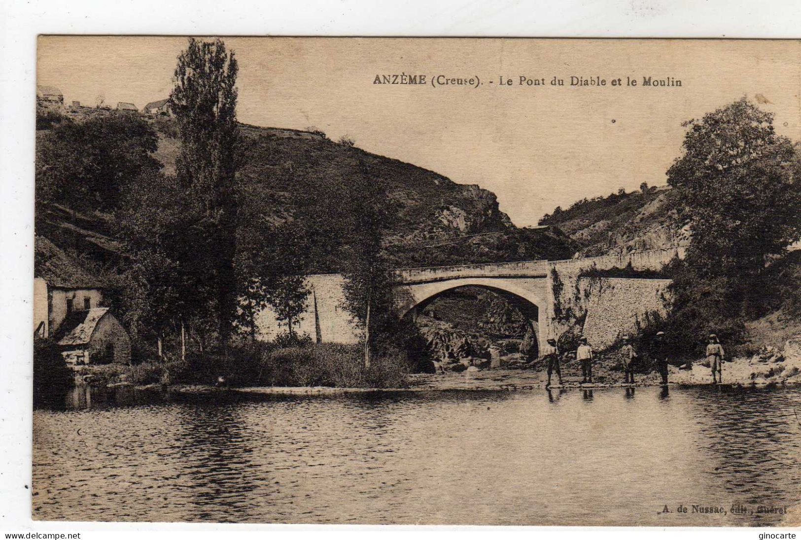 Anzeme Le Pont Du Diable Et Le Moulin - Other & Unclassified