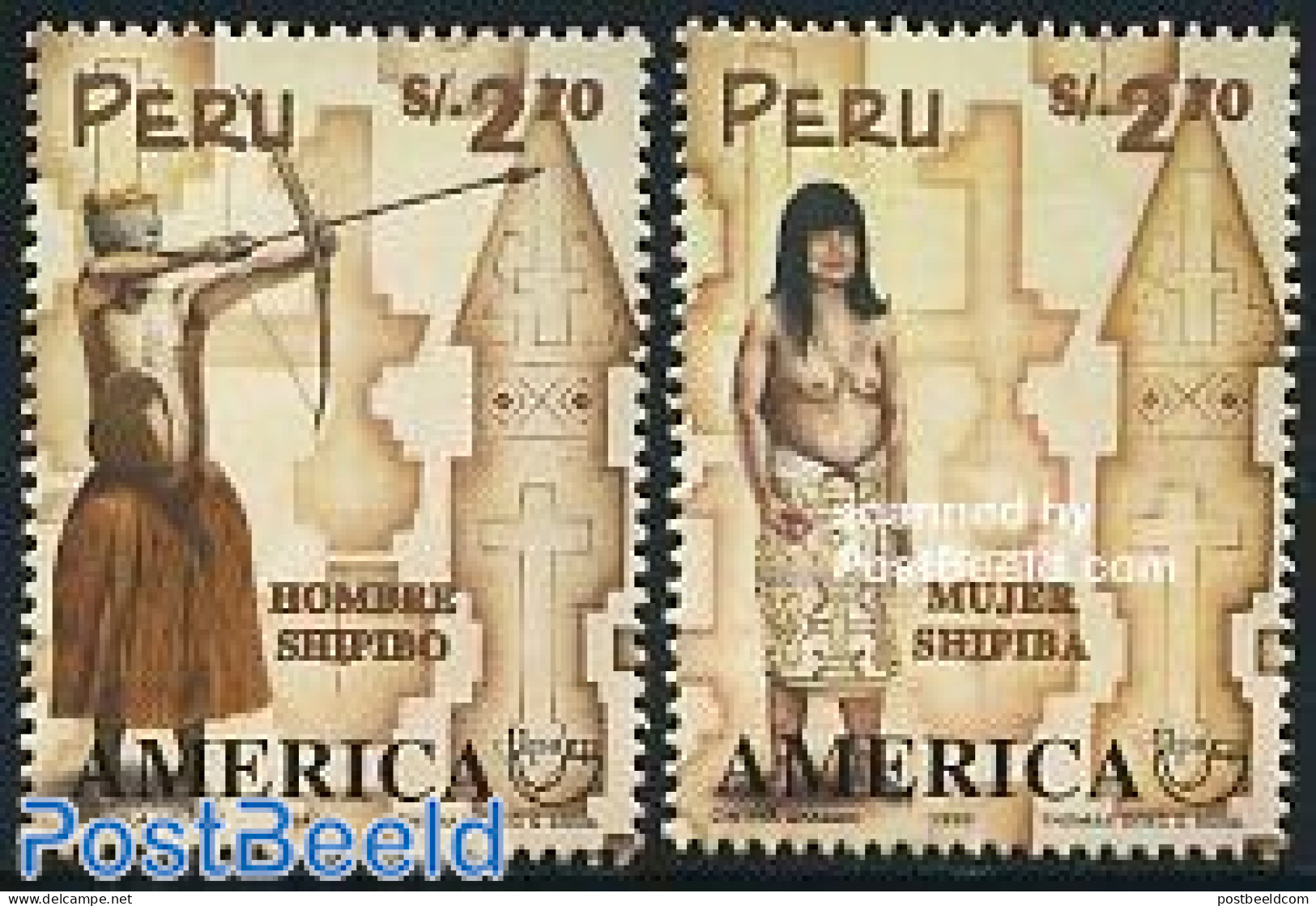 Peru 1997 UPAEP, Costumes 2v, Mint NH, Various - U.P.A.E. - Costumes - Kostums