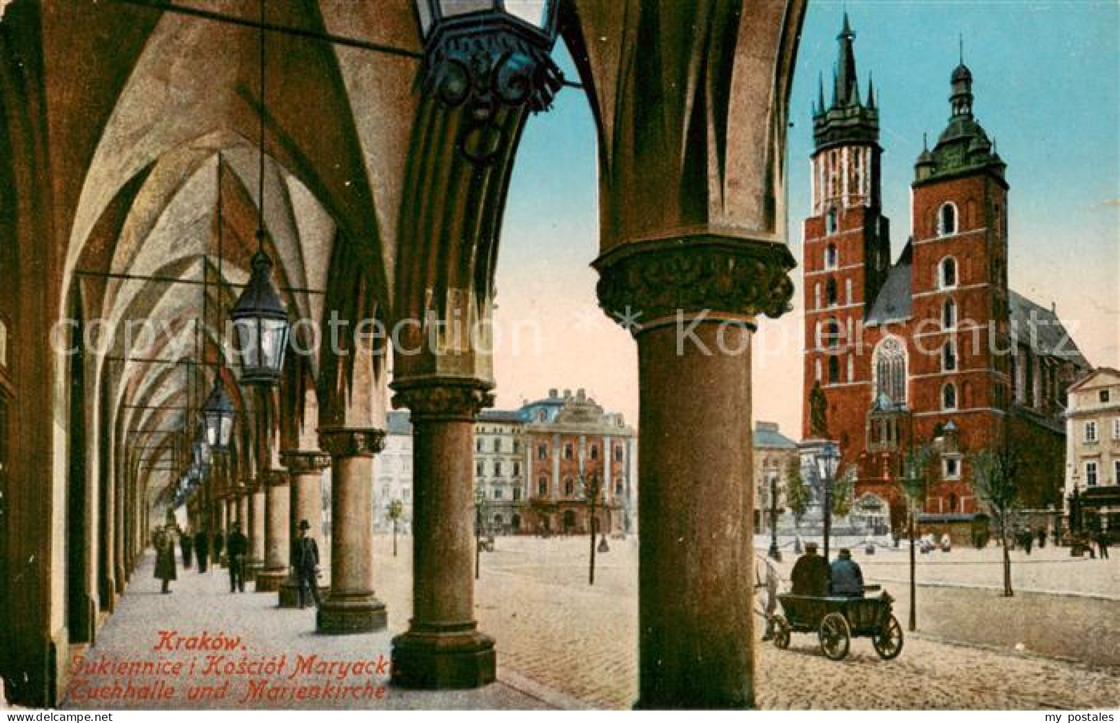 73816979 Krakow Krakau Tuchhalle Mit Marienkirche Krakow Krakau - Polonia