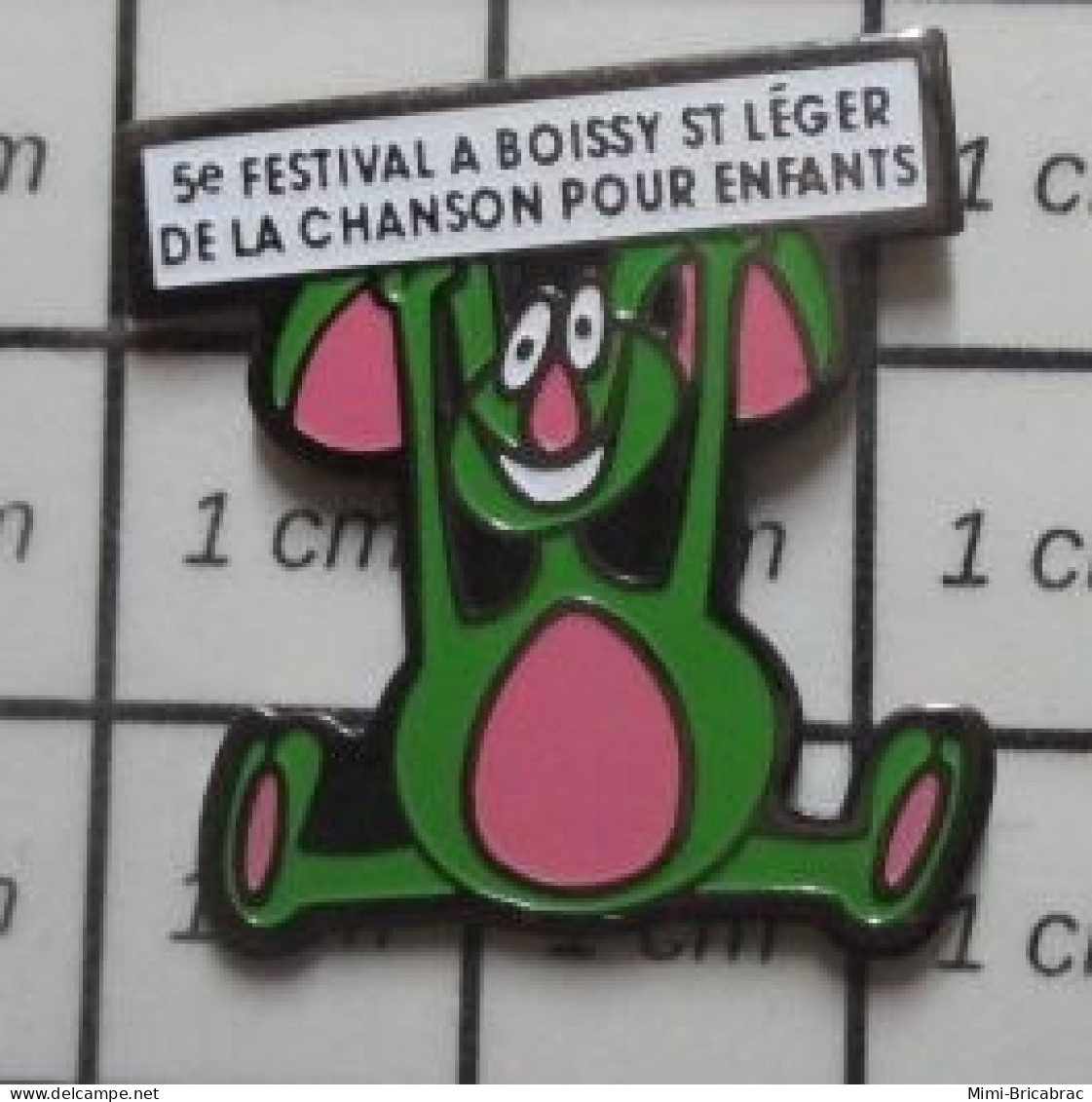 3417 Pin's Pins / Beau Et Rare / MUSIQUE / 5e FESTIVAL BOISSY ST LEGER CHANSON POUR ENFANTS - Music