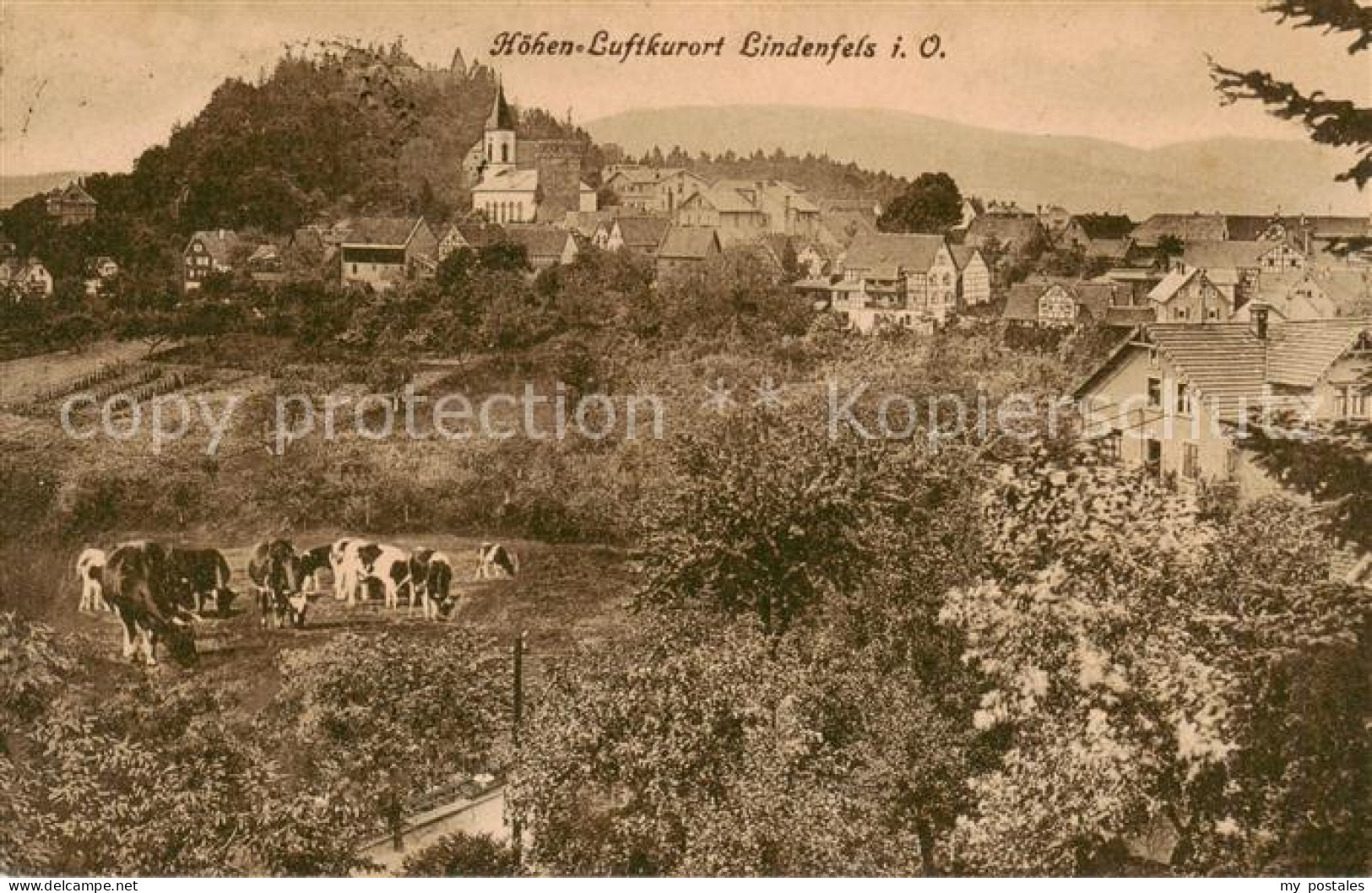 73816969 Lindenfels Odenwald Panorama Lindenfels Odenwald - Altri & Non Classificati