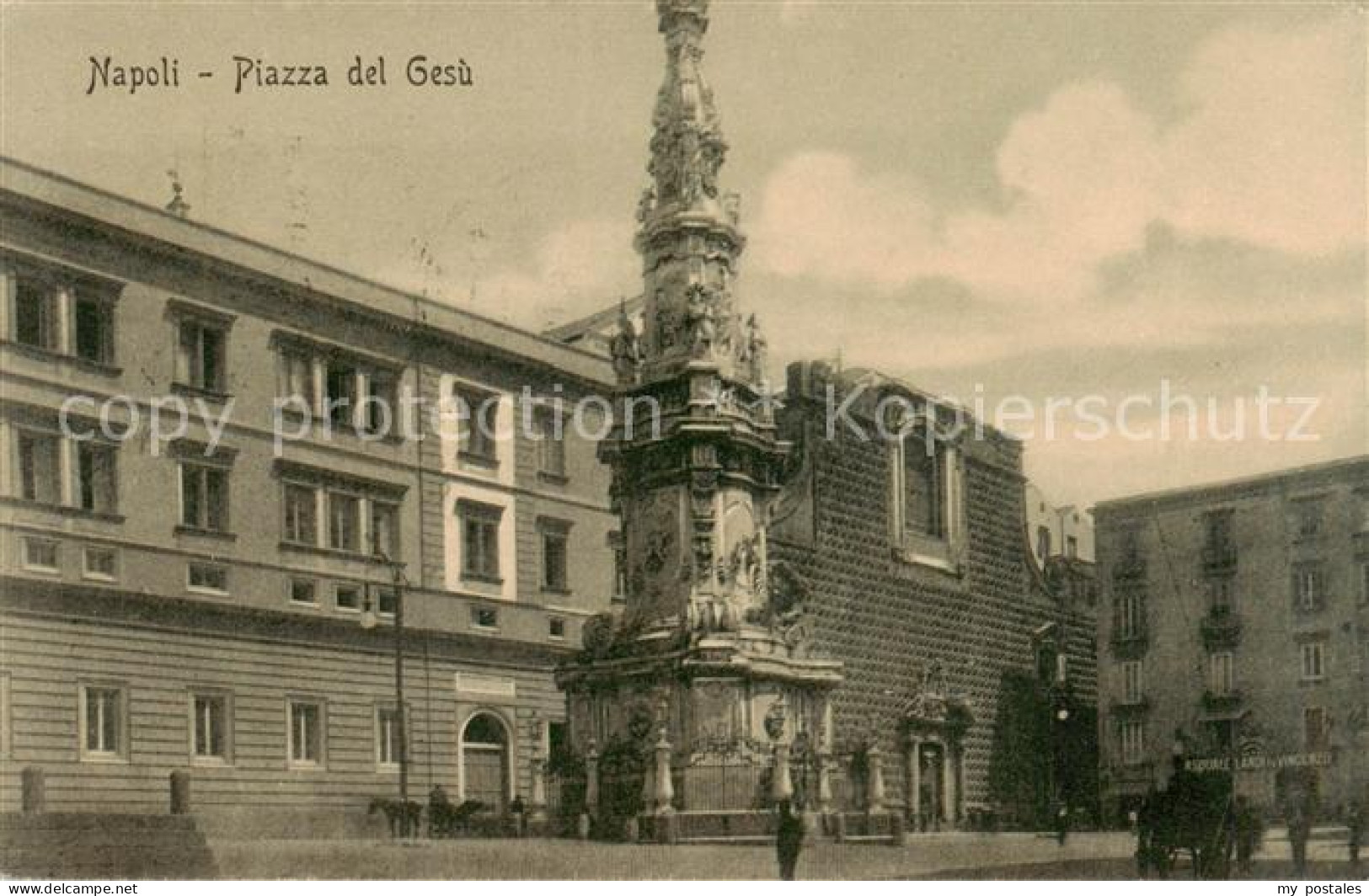 73816964 Napoli Neapel IT Piazza Del Gesu  - Other & Unclassified