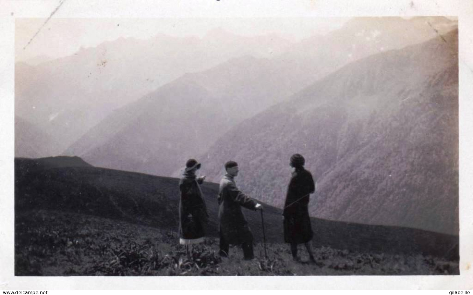 Photo Originale -  1931 - SUPERBAGNERES - En Regardant La Maladeta - Lieux