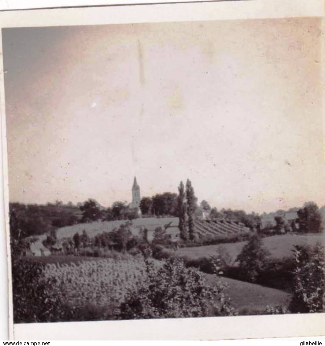 Photo Originale -  1931 -  AUBERTIN ( 66 ) -  L'église A Travers Les Champs - Luoghi