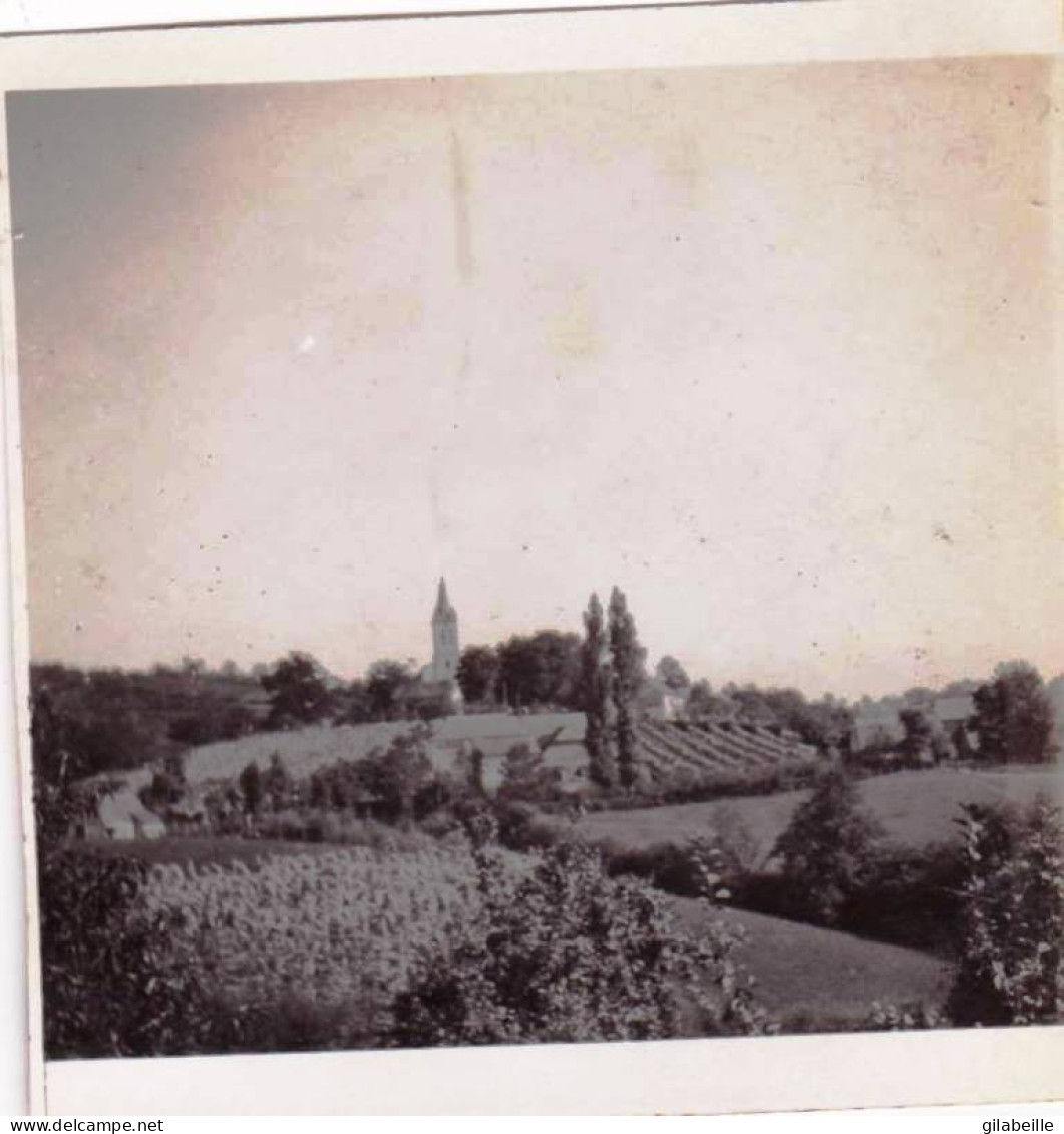 Photo Originale -  1931 -  AUBERTIN ( 66 ) -  L'église A Travers Les Champs - Orte