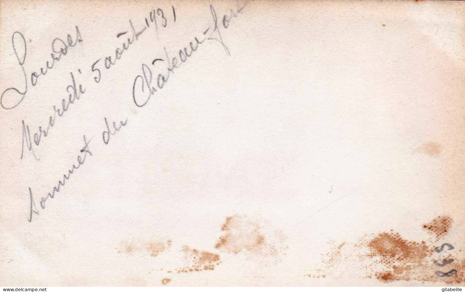 Photo Originale - 1931 - LOURDES -  Sommet Du Chateau Fort - Lieux