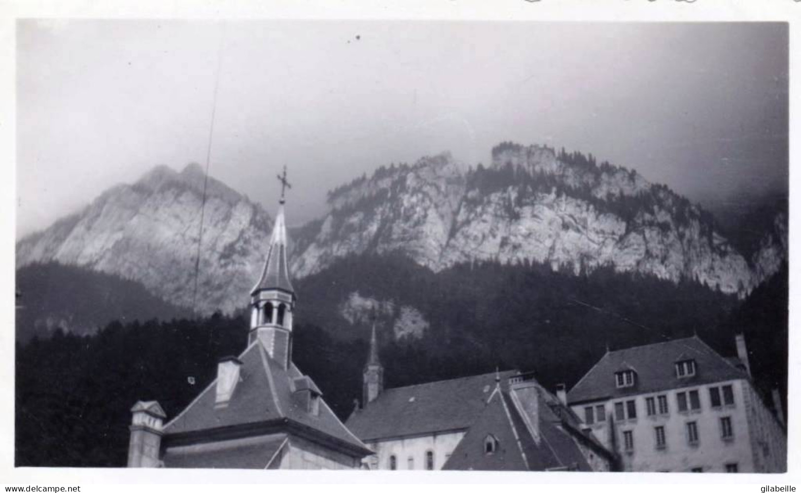 Photo Originale - 1934 -  Les Toits Du Monastere De La GRANDE CHARTREUSE - Luoghi