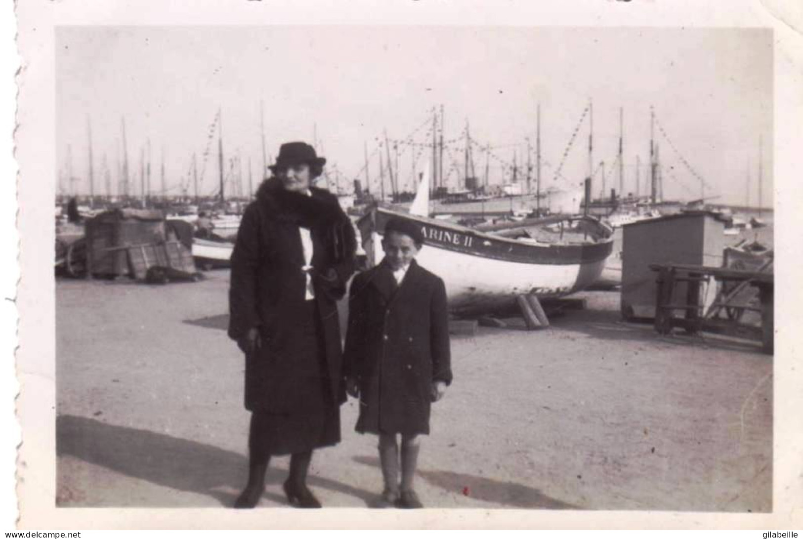 Photo Originale - 1935 - Le Port De CANNES - Luoghi