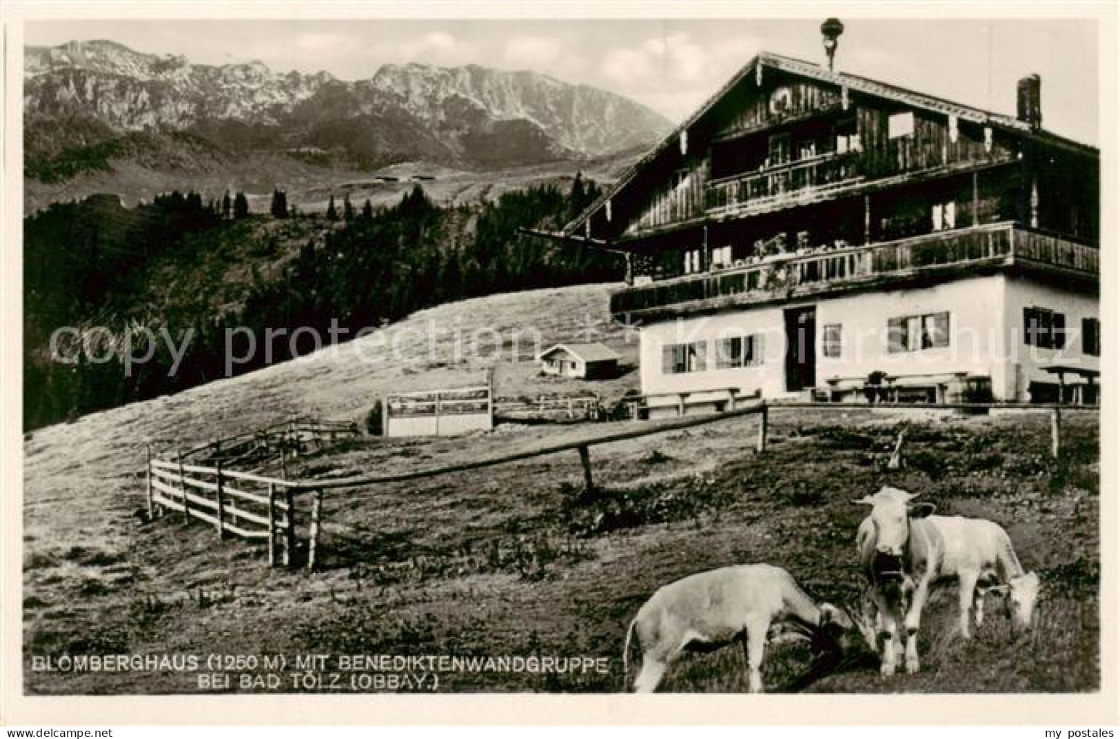 73816923 Bad Toelz Blomberghaus Mit Benediktenwandgruppe Bad Toelz - Bad Tölz