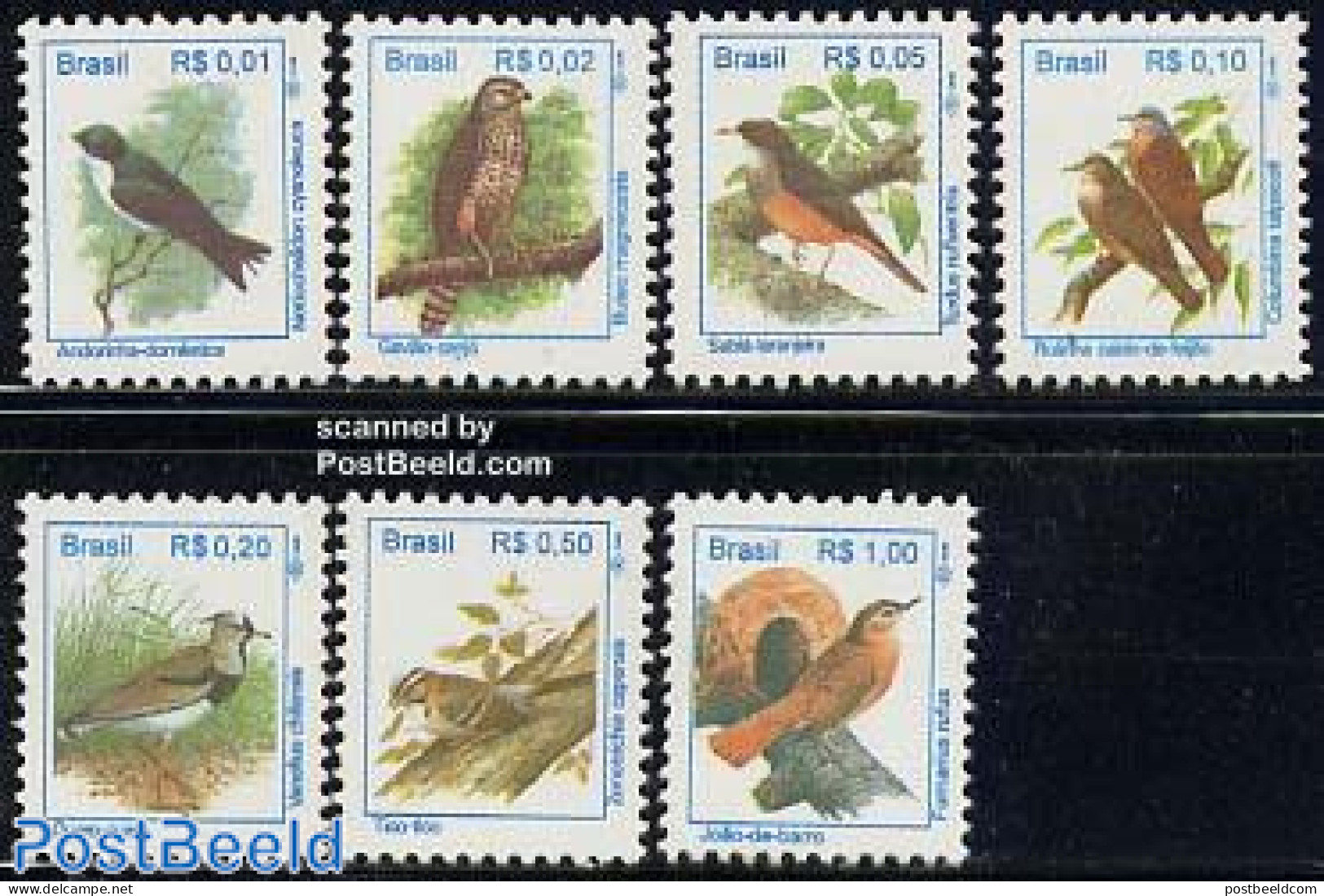 Brazil 1994 Birds 7v, Mint NH, Nature - Birds - Ungebraucht