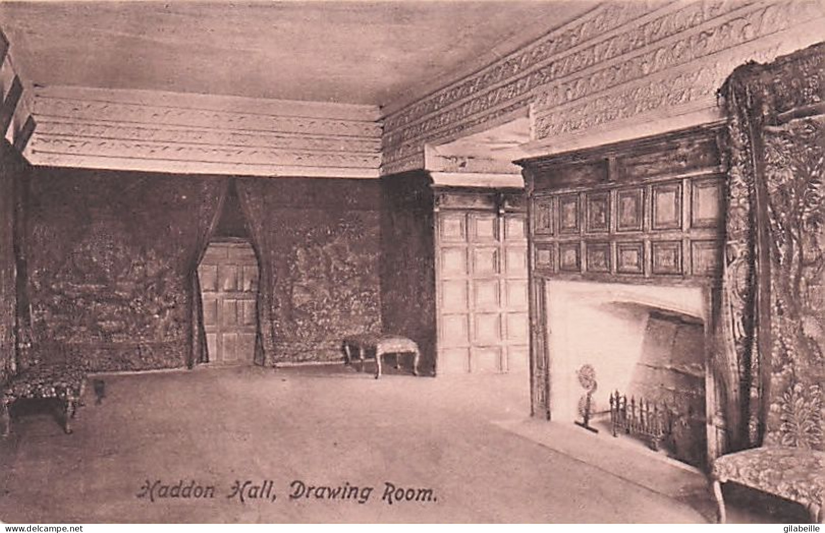 Derbyshire - HADDON HALL - Set Of 4 Postcards - Derbyshire