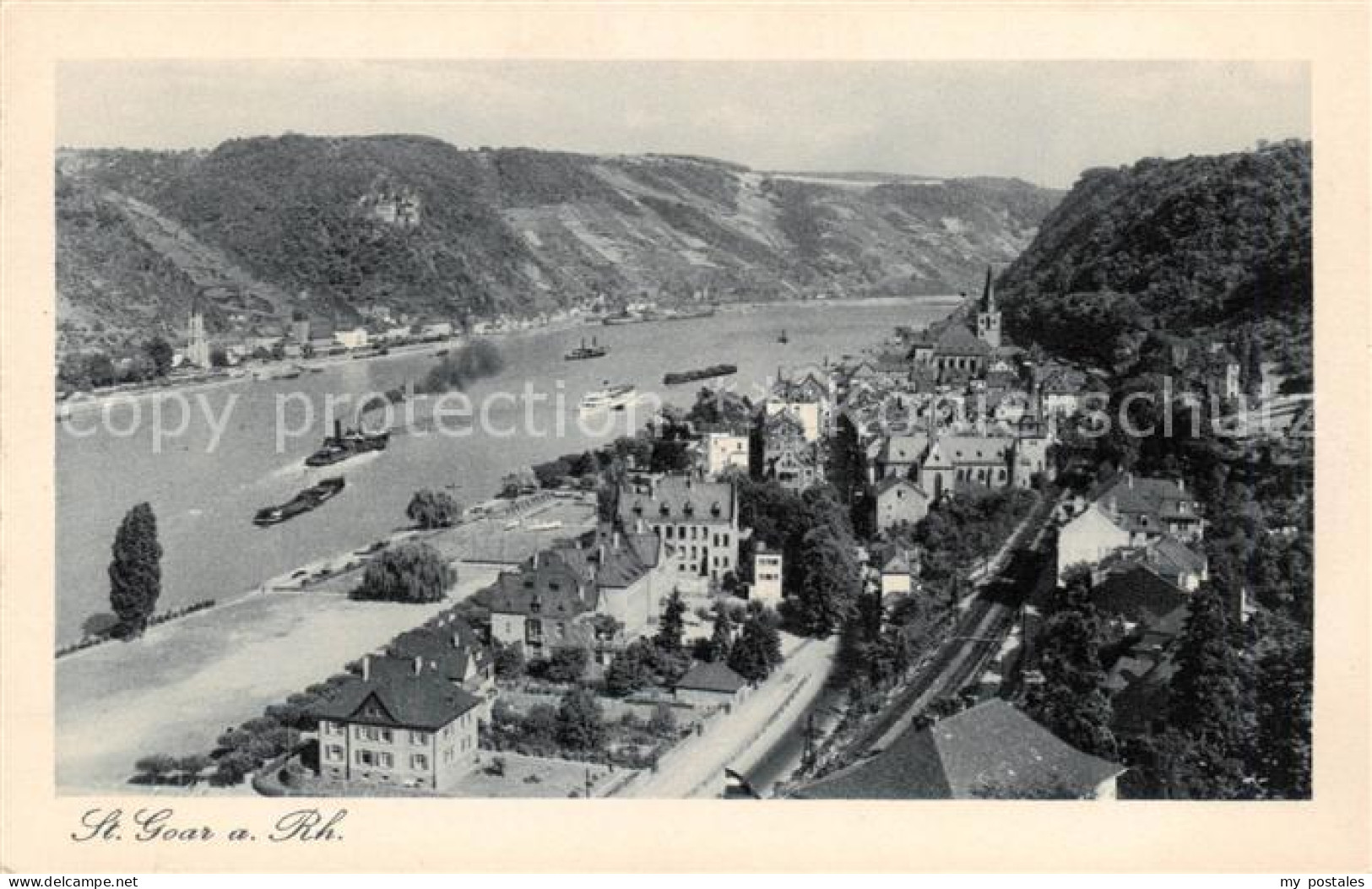 73816857 St Goar Rhein Panorama  - St. Goar