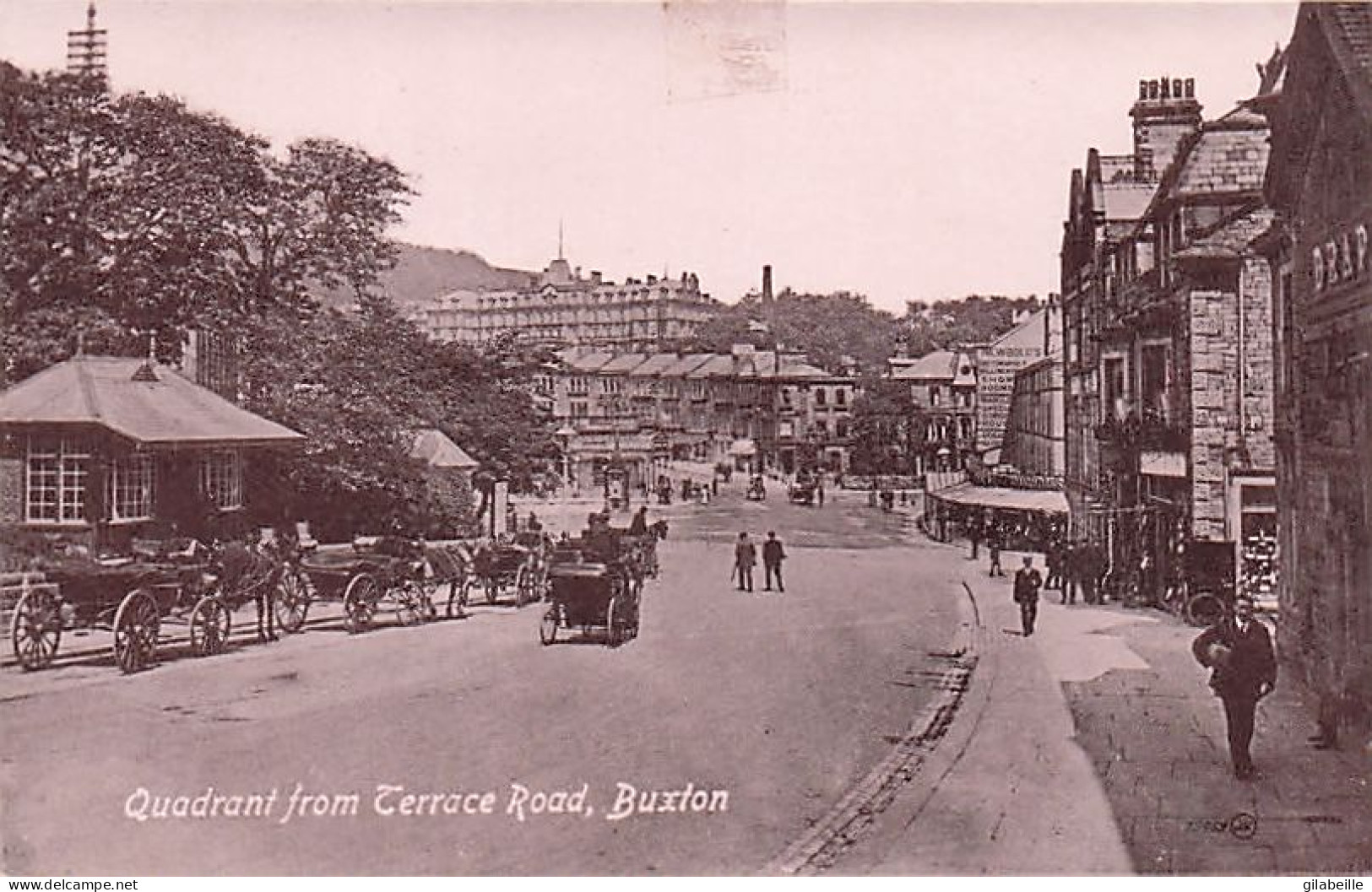 Derbyshire - BUXTON   - Quadrant From Terrace Road - Derbyshire