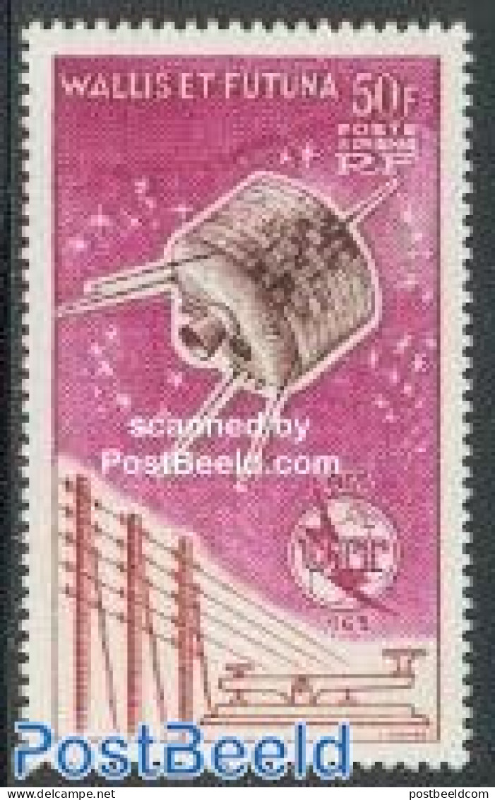 Wallis & Futuna 1965 I.T.U. Centenary 1v, Mint NH, Science - Transport - Various - Telecommunication - Space Explorati.. - Telecom