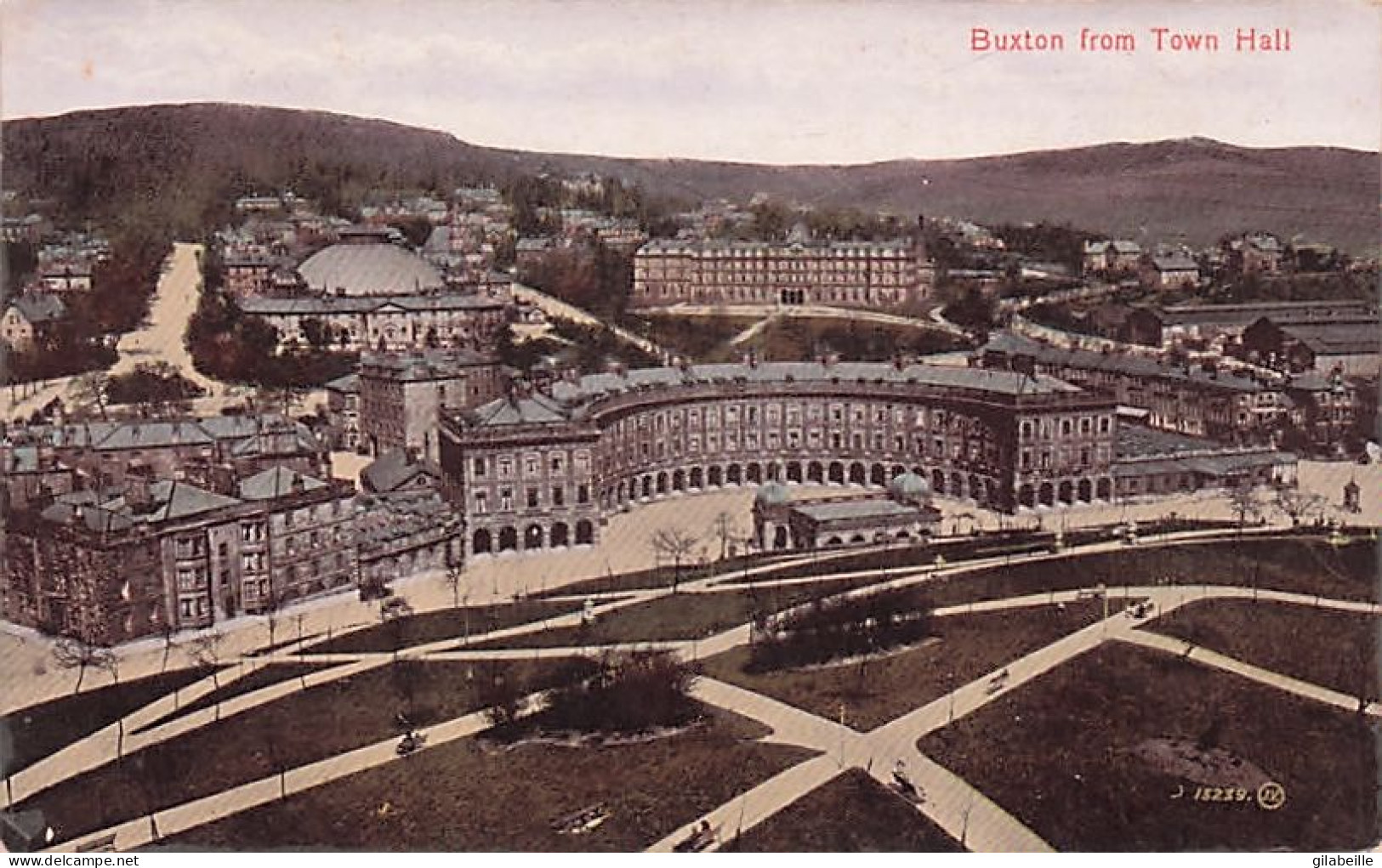 Derbyshire - BUXTON  From Town Hall  - Derbyshire