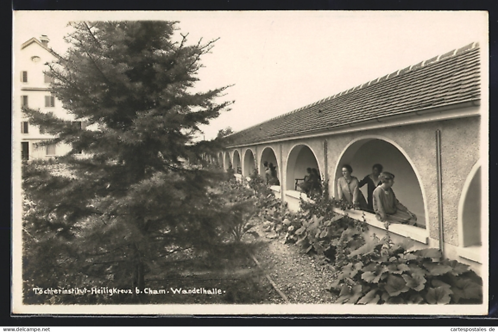 AK Heiligkreuz B. Cham, Wandelhalle Des Töchterinstituts  - Altri & Non Classificati