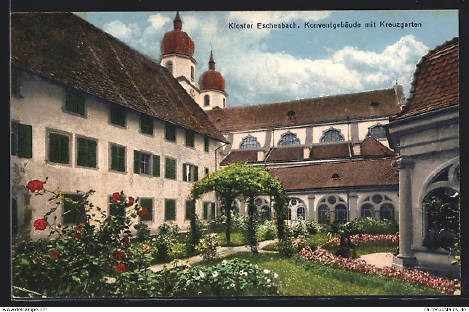 AK Eschenbach, Kloster, Konventgebäude Mit Kreuzgarten  - Eschenbach