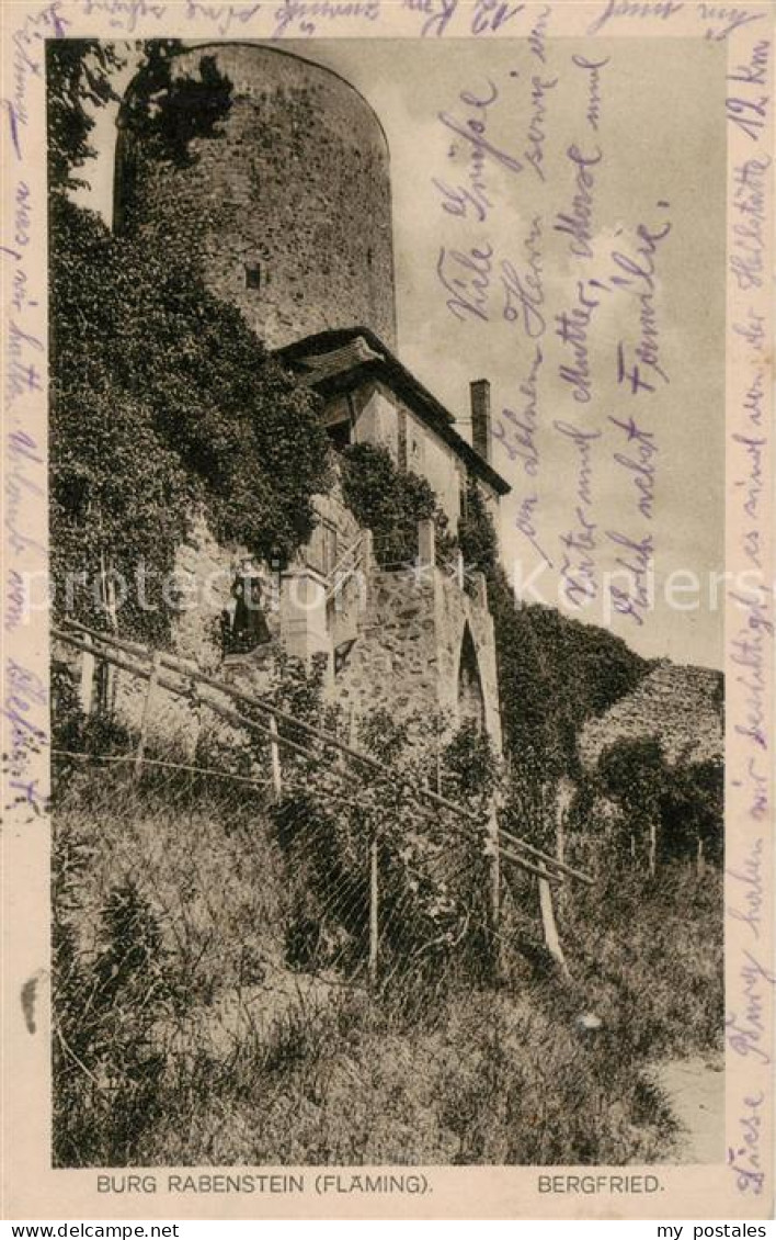 73816851 Burg Rabenstein Flaeming Bergfried  - Other & Unclassified