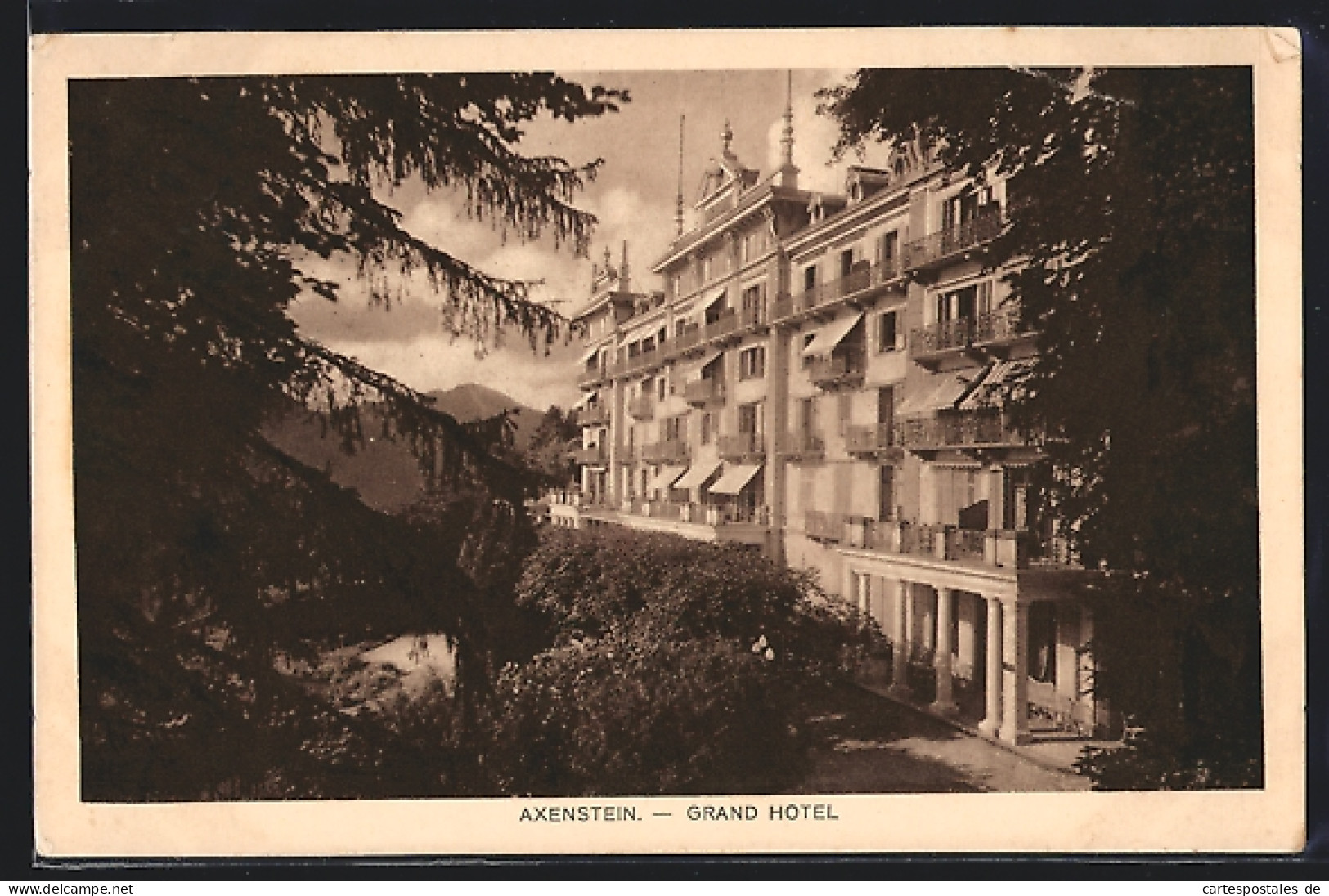 AK Axenstein, Grand Hotel  - Altri & Non Classificati