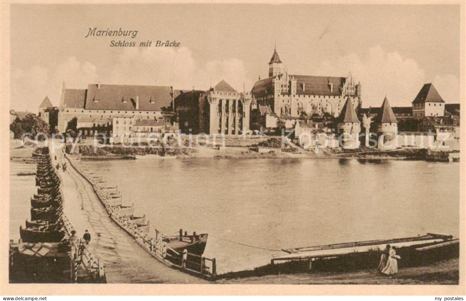 73816850 Marienburg  Westpreussen Malbork PL Schloss Mit Bruecke  - Polonia