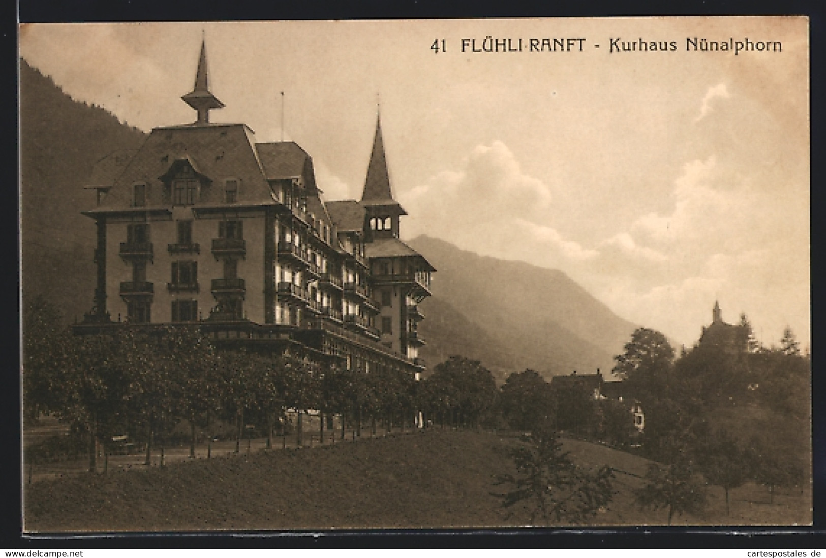 AK Flühli-Ranft, Kurhaus Und Hotel Nünalphorn  - Other & Unclassified