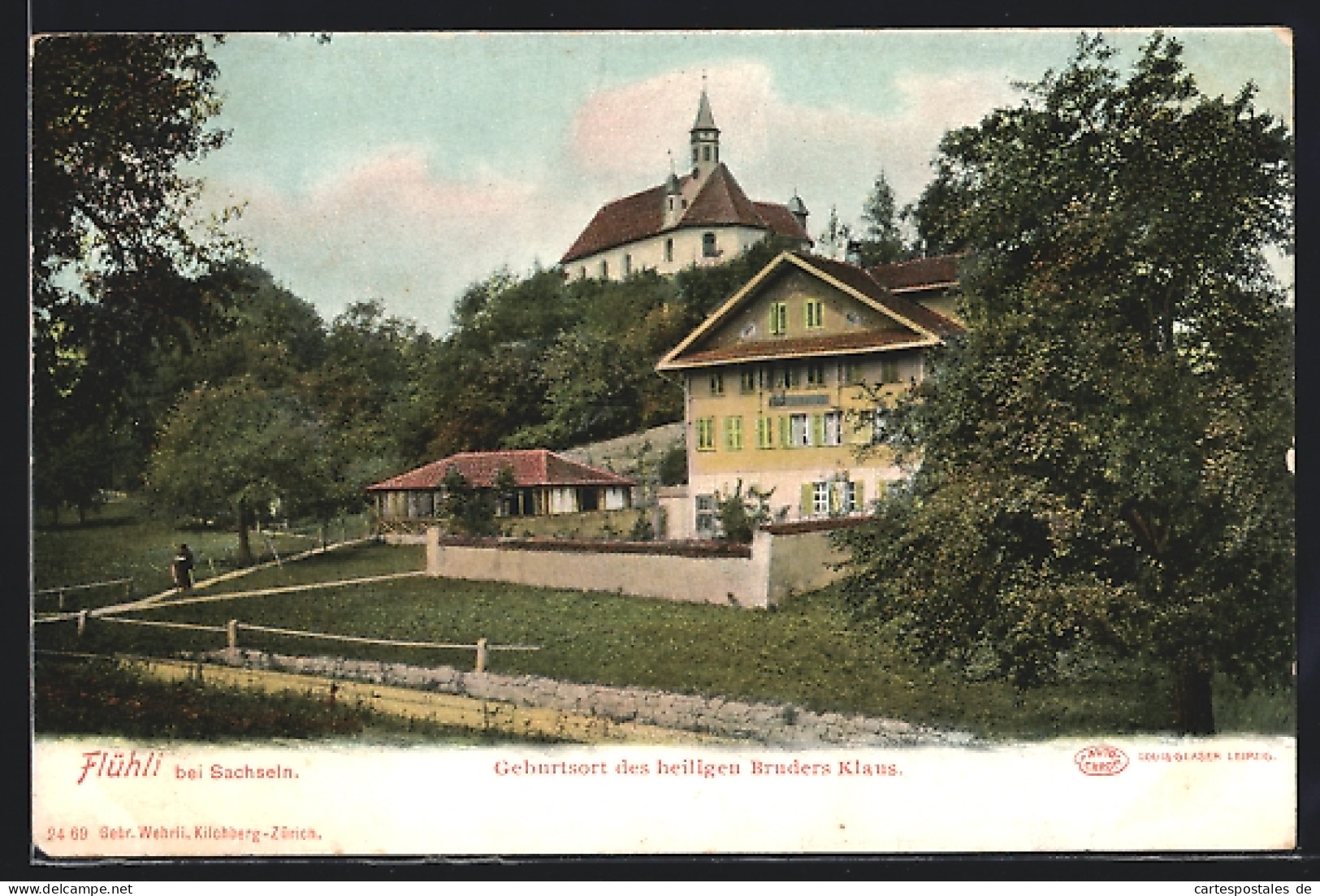 AK Flühli Bei Sachseln, Gutshaus Und Schloss, Geburtsort Des Heiligen Bruders Klaus  - Sachseln