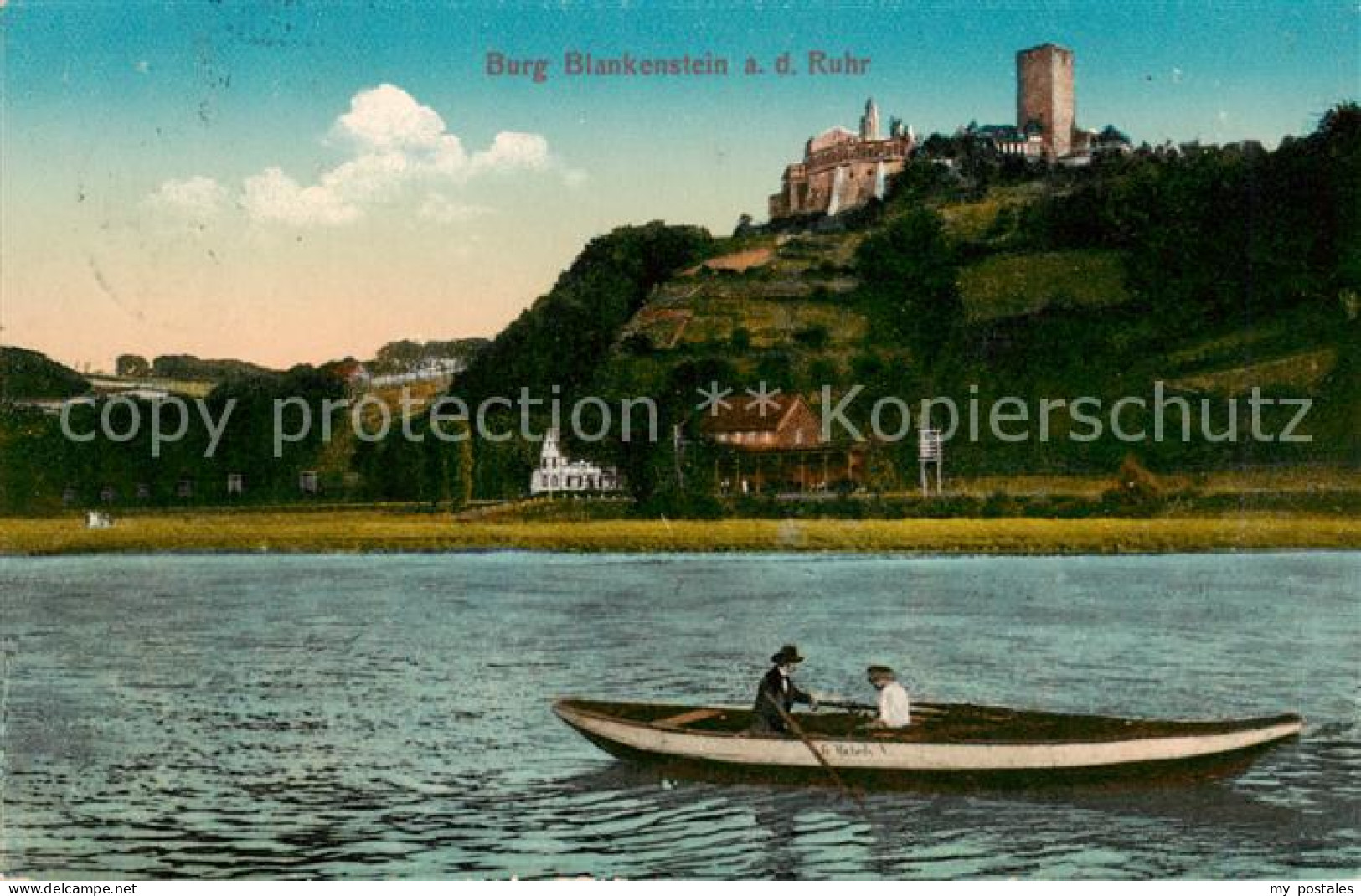 73816844 Burg Blankenstein Ruhr Panorama  - Hattingen