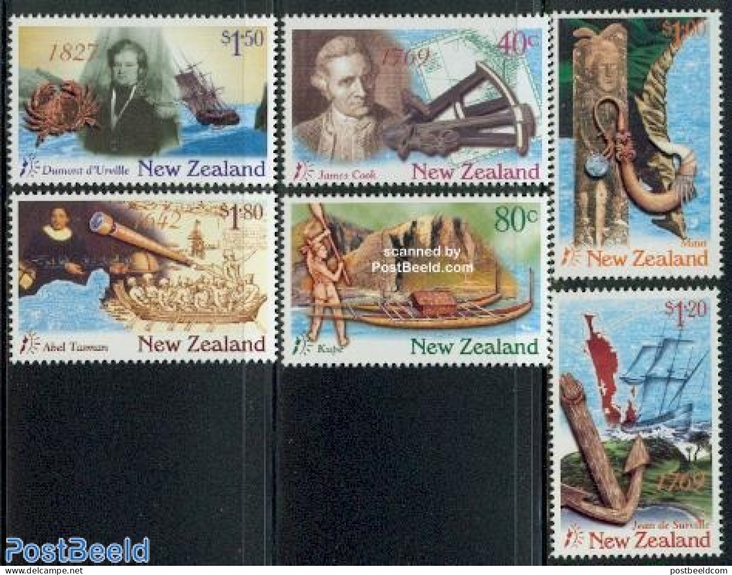 New Zealand 1997 Discoveries 6v, Mint NH, History - Science - Transport - Various - Explorers - Weights & Measures - S.. - Nuevos