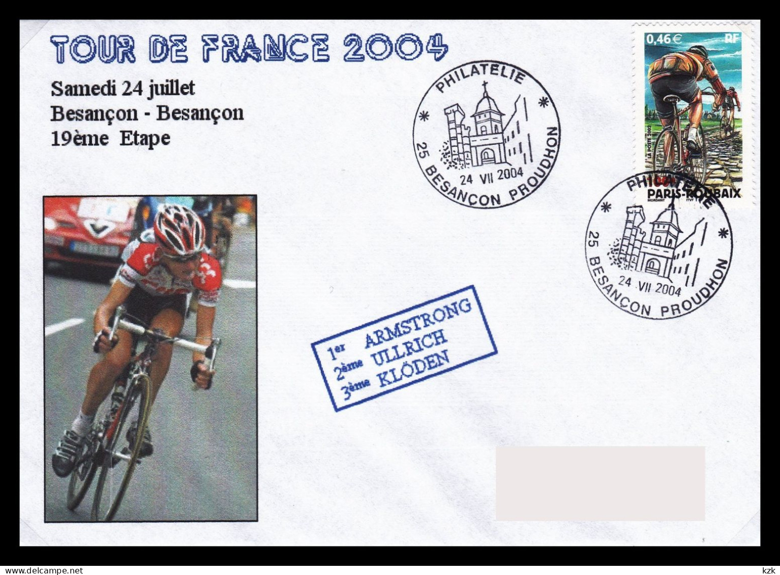 1 27	042	-	Tour De France 2004	-	19ème Etape	Besançon 24/07/2004 - Wielrennen