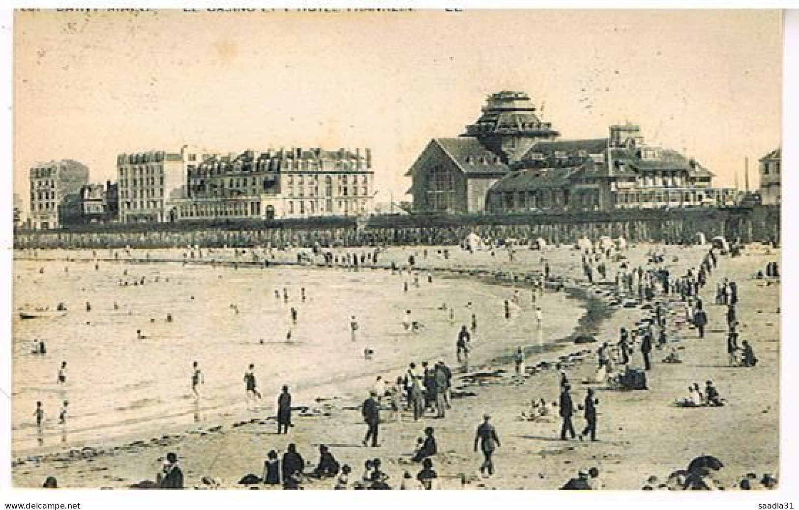 35   SAINT MALO  LE CASINO ET L HOTEL FRANKLIN 1932 - Saint Malo