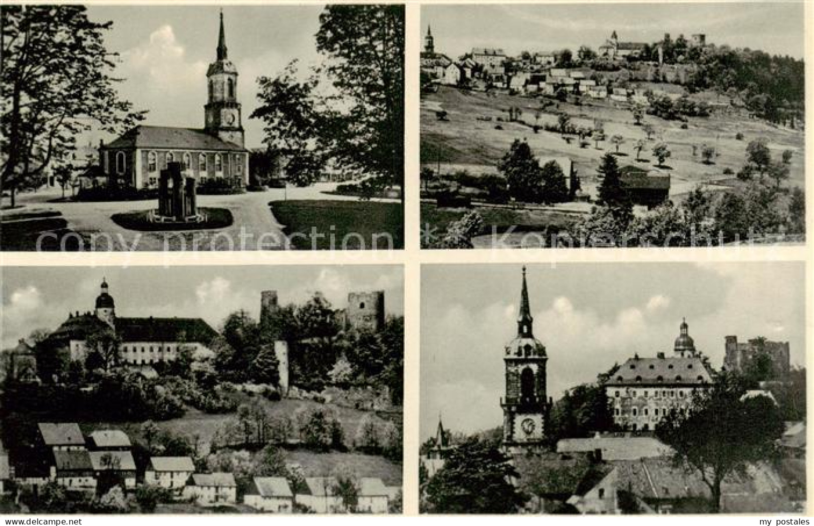 73816825 Frauenstein Brand-Erbisdorf Osterzgebirge Kirche Panorama Schloss  - Brand-Erbisdorf