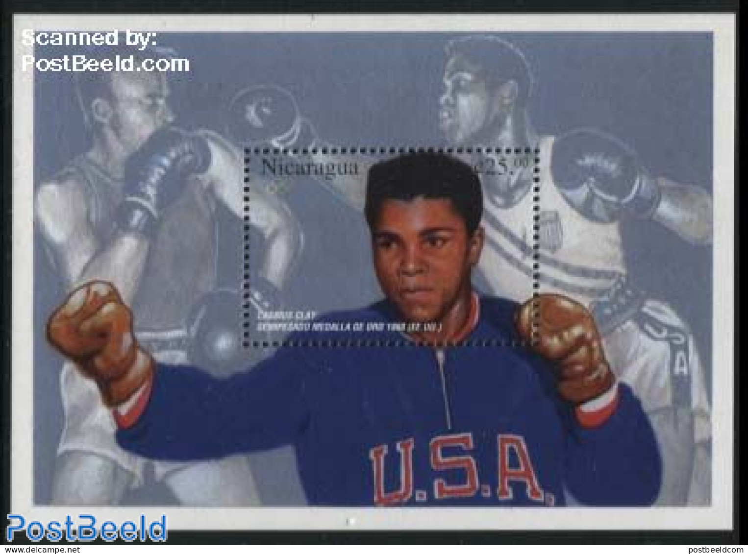 Nicaragua 1996 Cassius Clay S/s, Mint NH, Sport - Boxing - Olympic Games - Boxen