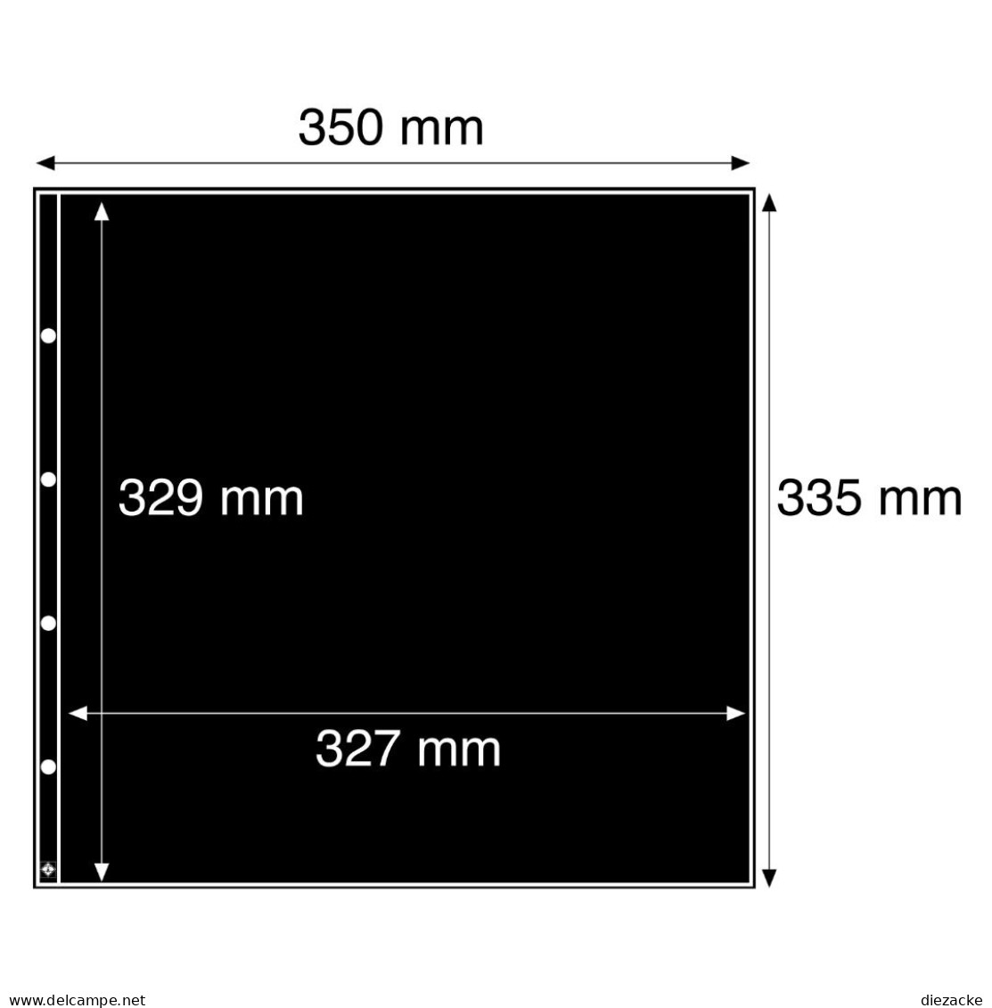 Leuchtturm Hüllen Schwarz Maximum 1AS 329262 (5er Pack) Neu ( - Otros & Sin Clasificación