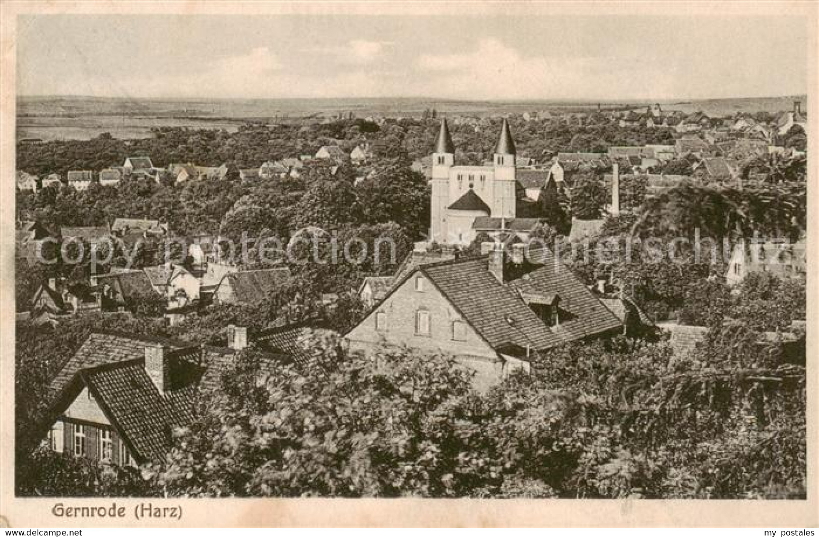 73816785 Gernrode Harz Panorama Gernrode Harz - Andere & Zonder Classificatie