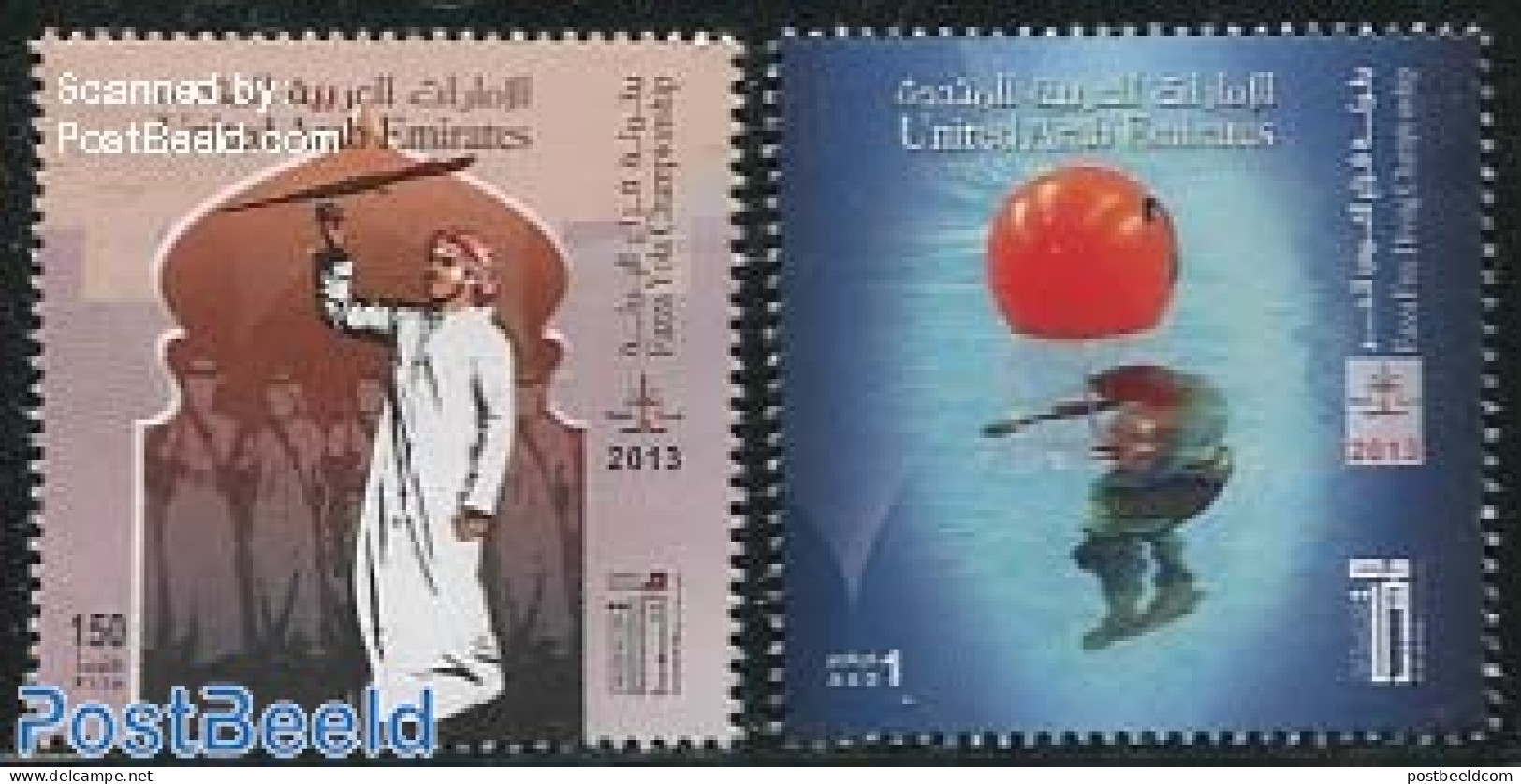 United Arab Emirates 2013 Cultural Sports 2v, Mint NH, Sport - Sport (other And Mixed) - Otros & Sin Clasificación