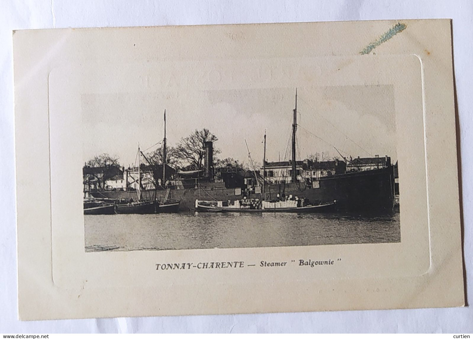 TONNAY - CHARENTE 17 Steamer " Balgownie " A Reconnaitre . - Autres & Non Classés