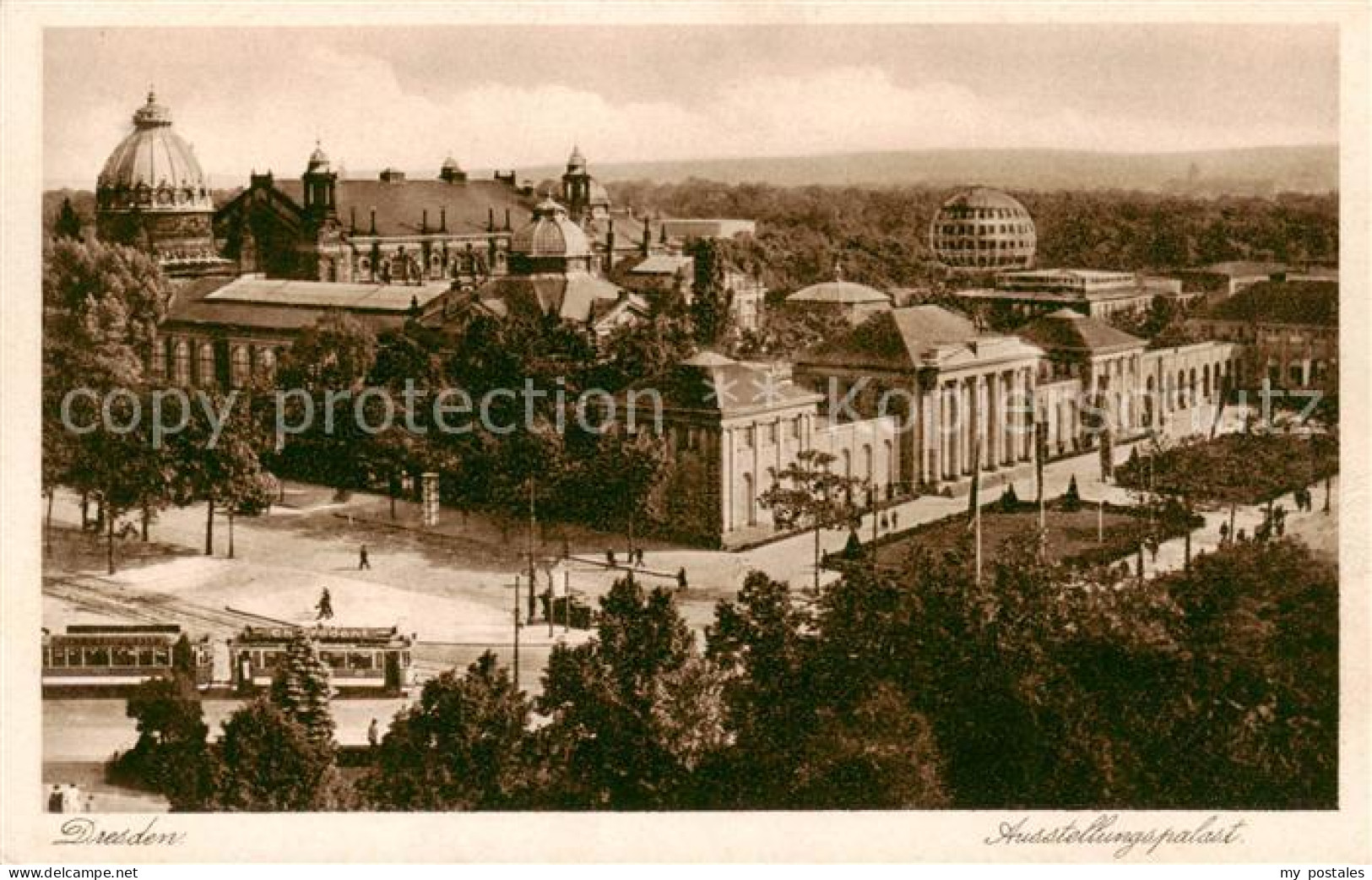 73816681 Dresden Elbe Ausstellungspalast  - Dresden