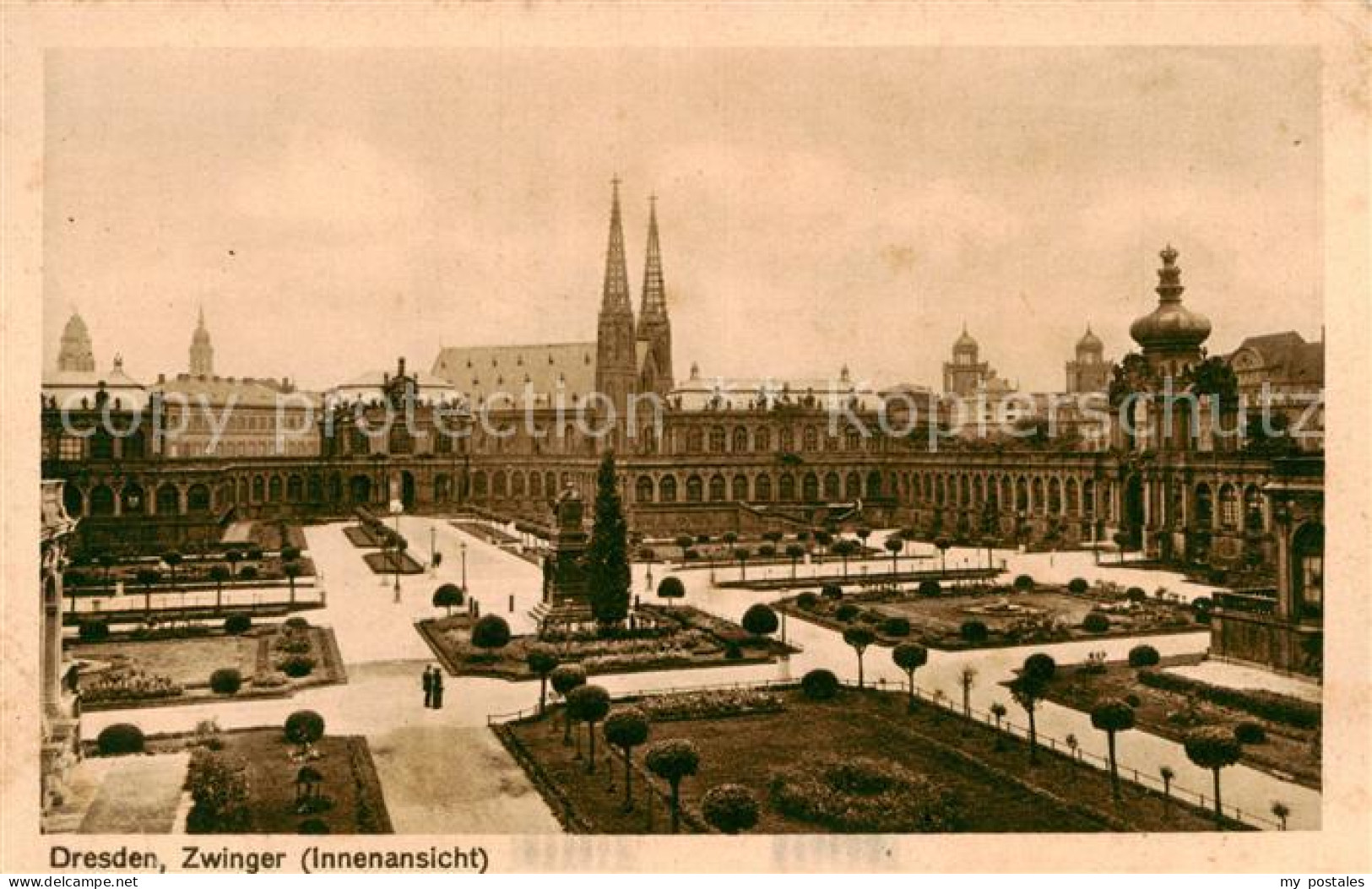 73816674 Dresden Elbe Zwinger Innenansicht  - Dresden