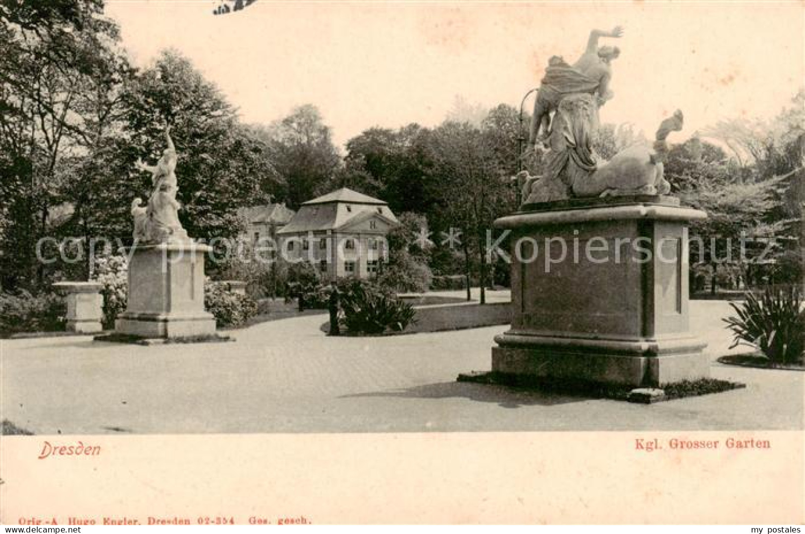 73816673 Dresden Elbe Kgl Grosser Garten Feldpost  - Dresden